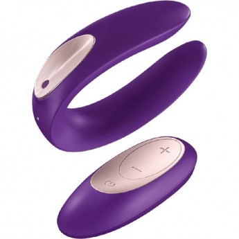 Вибромассажер скобка для пар SATISFYER PARTNER PLUS REMOTE Вибромассажер скобка для пар SATISFYER PARTNER PLUS REMOTE