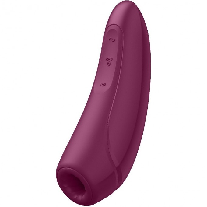 Вибростимулятор вакуум-волновой клиторальный SATISFYER CURVY 1+ RED-PINK J2018-80-3